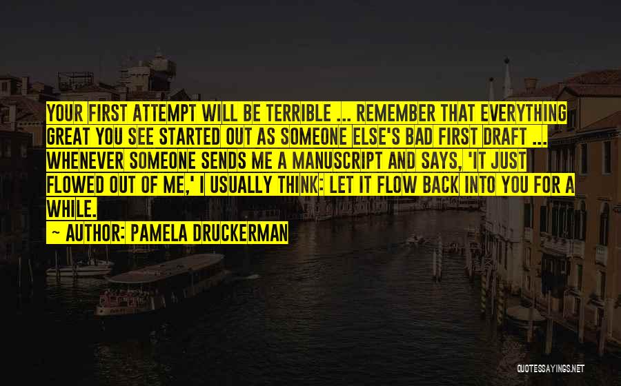 Just Let It Flow Quotes By Pamela Druckerman