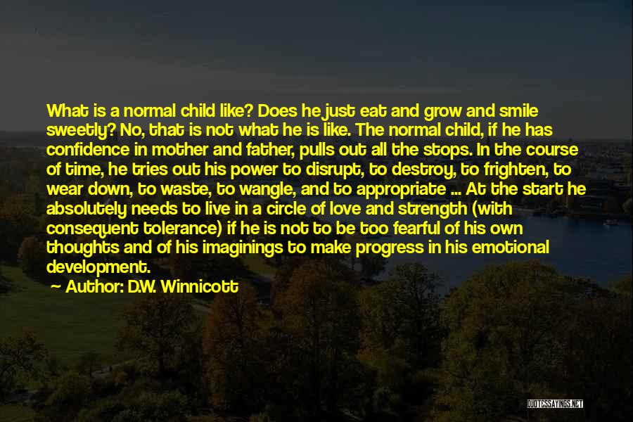 Just Like A Mother Quotes By D.W. Winnicott