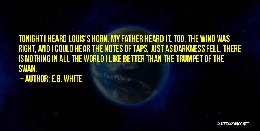 Just Like My Father Quotes By E.B. White