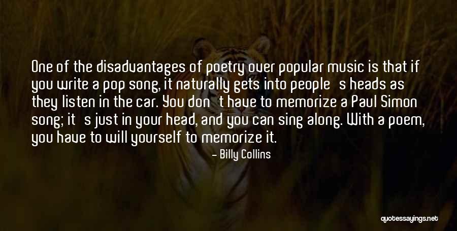 Just Listen Song Quotes By Billy Collins Just Listen Song Quotes By Billy Collins
