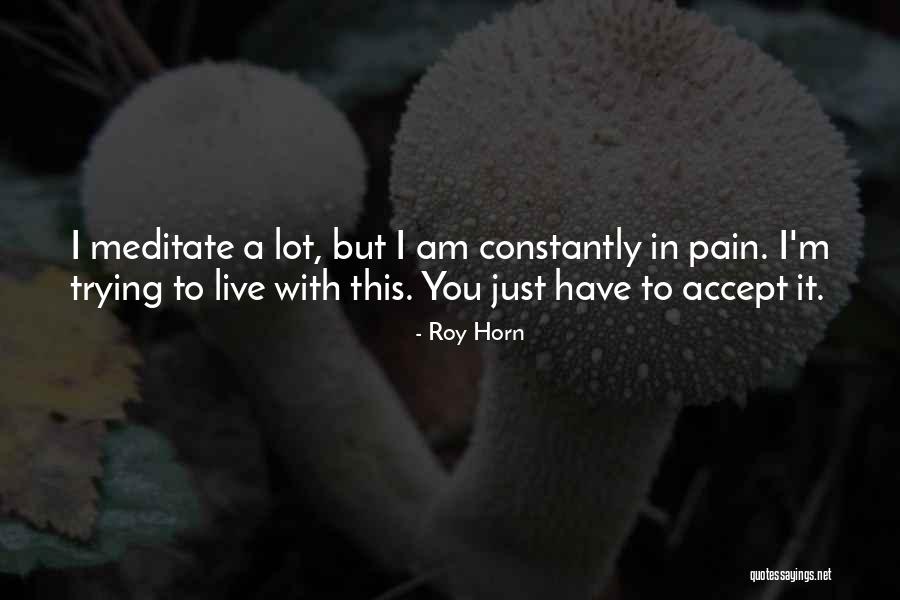 Just Live It Quotes By Roy Horn Just Live It Quotes By Roy Horn