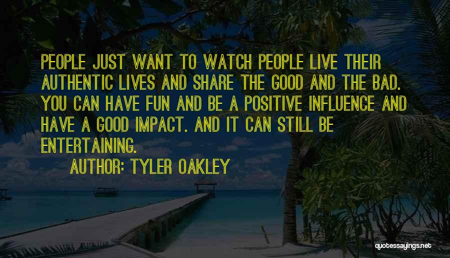 Just Live It Quotes By Tyler Oakley