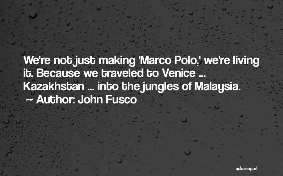 Just Living Quotes By John Fusco