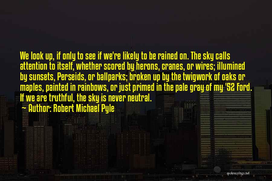 Just Look Up Quotes By Robert Michael Pyle