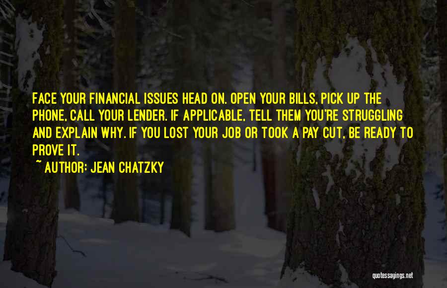 Just Lost My Job Quotes By Jean Chatzky