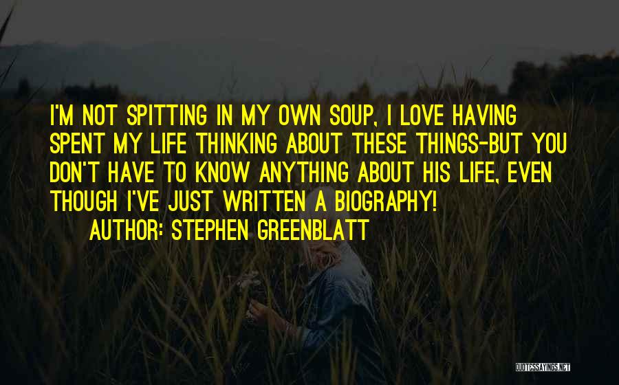 Just Love You Quotes By Stephen Greenblatt