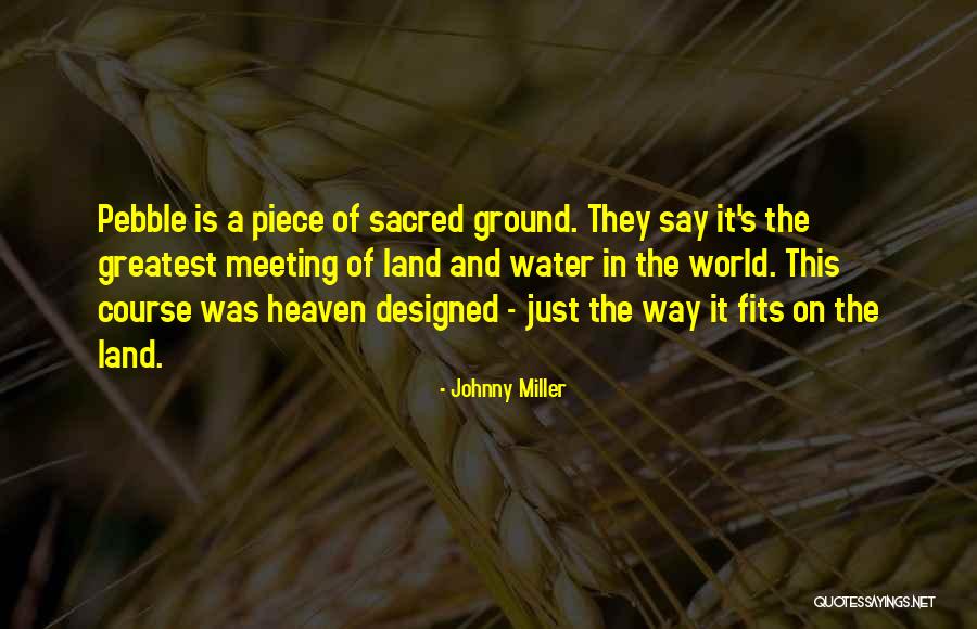 Just Meeting Quotes By Johnny Miller