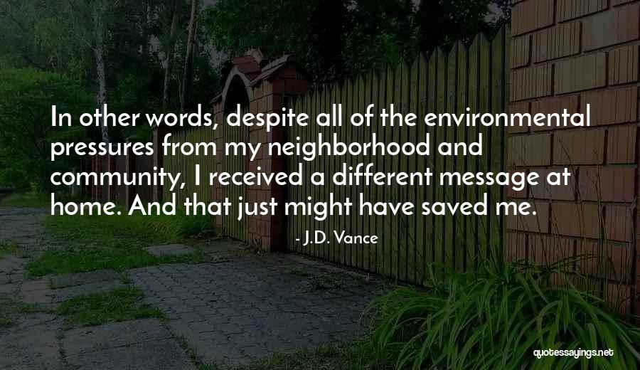 Just Message Me Quotes By J.D. Vance