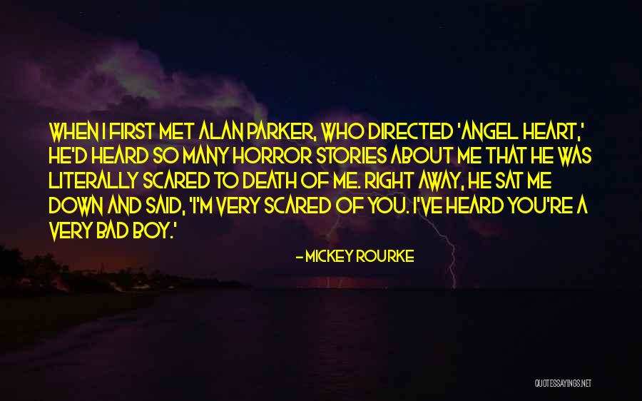 Just Met A Boy Quotes By Mickey Rourke Just Met A Boy Quotes By Mickey Rourke