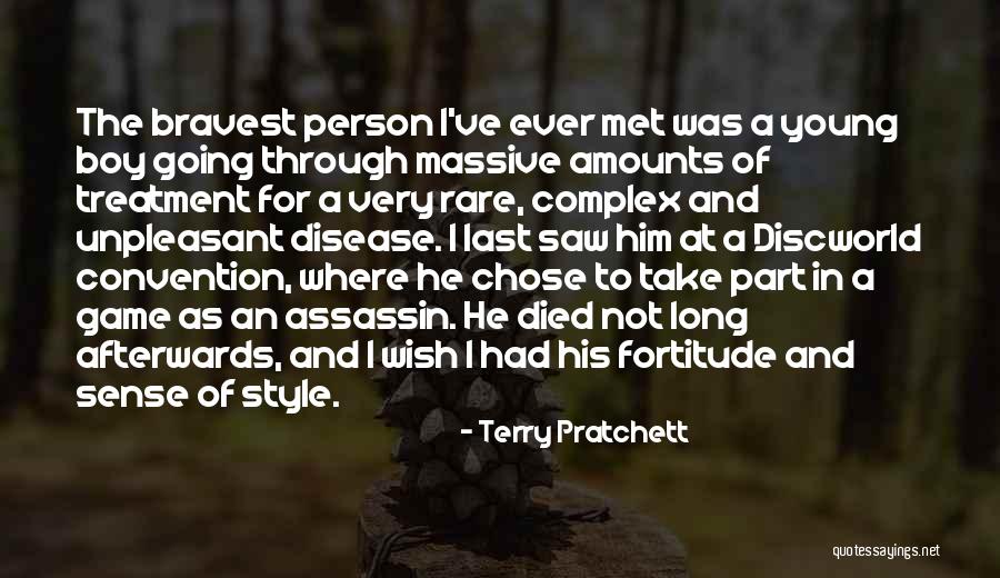 Just Met A Boy Quotes By Terry Pratchett