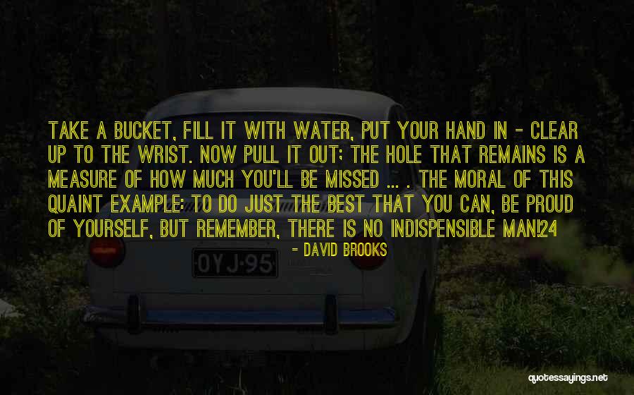 Just Missed You Quotes By David Brooks