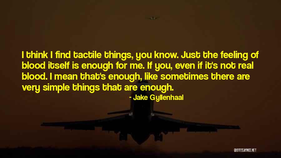 Just Not Enough Quotes By Jake Gyllenhaal