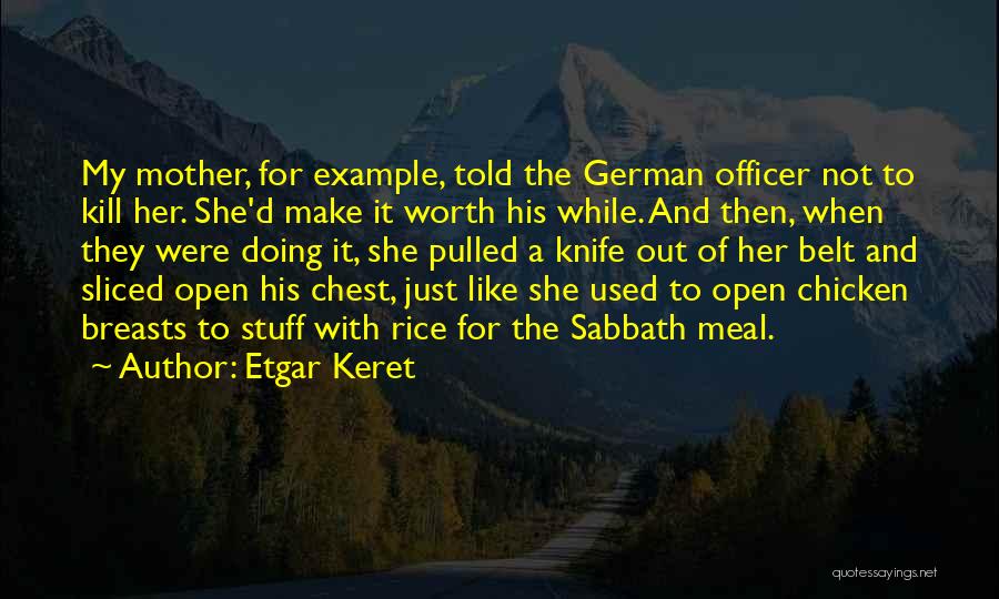 Just Not Worth It Quotes By Etgar Keret