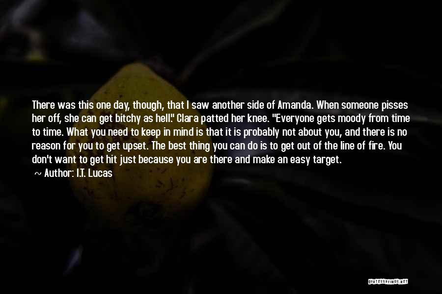 Just One Day Best Quotes By I.T. Lucas