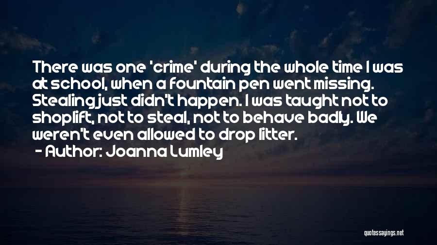 Just One Drop Quotes By Joanna Lumley