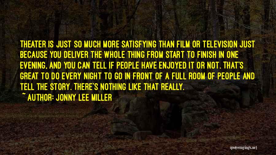 Just One More Night Quotes By Jonny Lee Miller