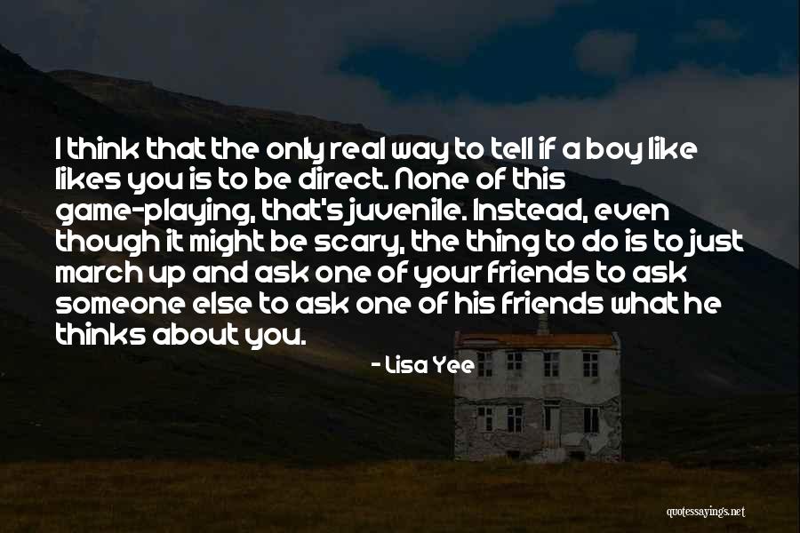 Just One Thing Quotes By Lisa Yee