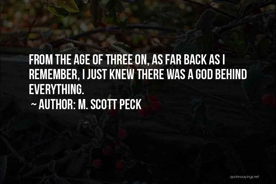 Just Peck Quotes By M. Scott Peck