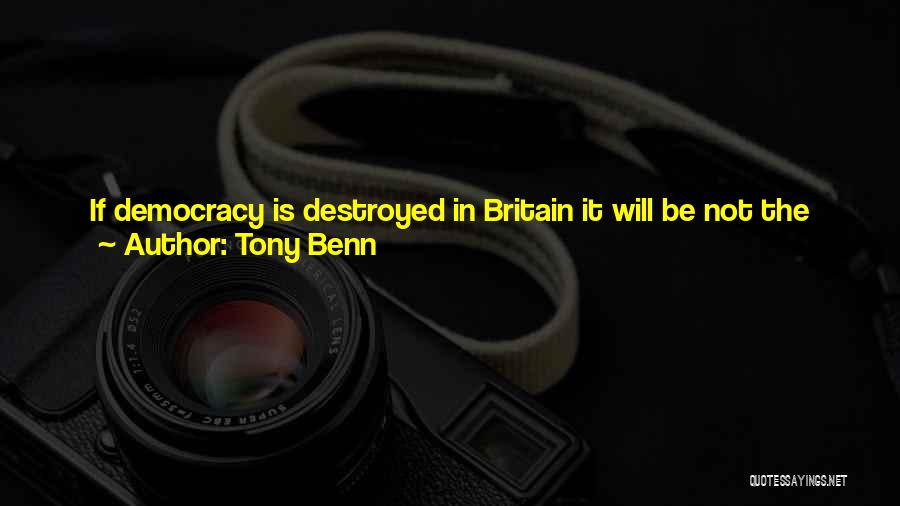 Just Proposed Quotes By Tony Benn