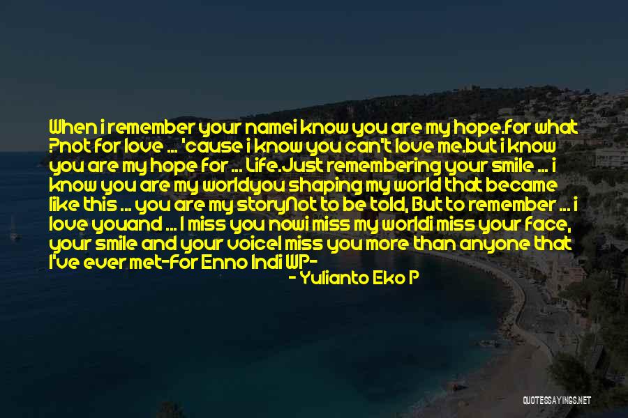 Just Remember I Love You Quotes By Yulianto Eko P Just Remember I Love You Quotes By Yulianto Eko P