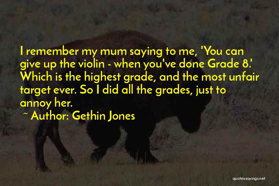 Just Remember Me Quotes By Gethin Jones