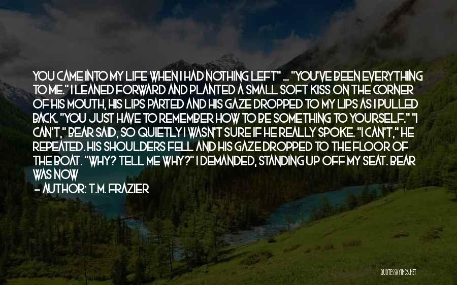 Just Remember You Left Me Quotes By T.M. Frazier