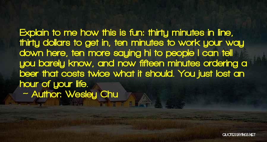 Just Saying Hi Quotes By Wesley Chu