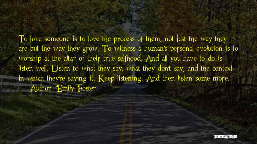 Just Saying Love You Quotes By Emily Foster