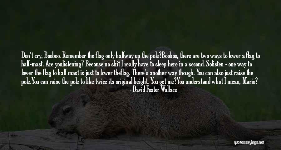 Just Sleep Quotes By David Foster Wallace Just Sleep Quotes By David Foster Wallace