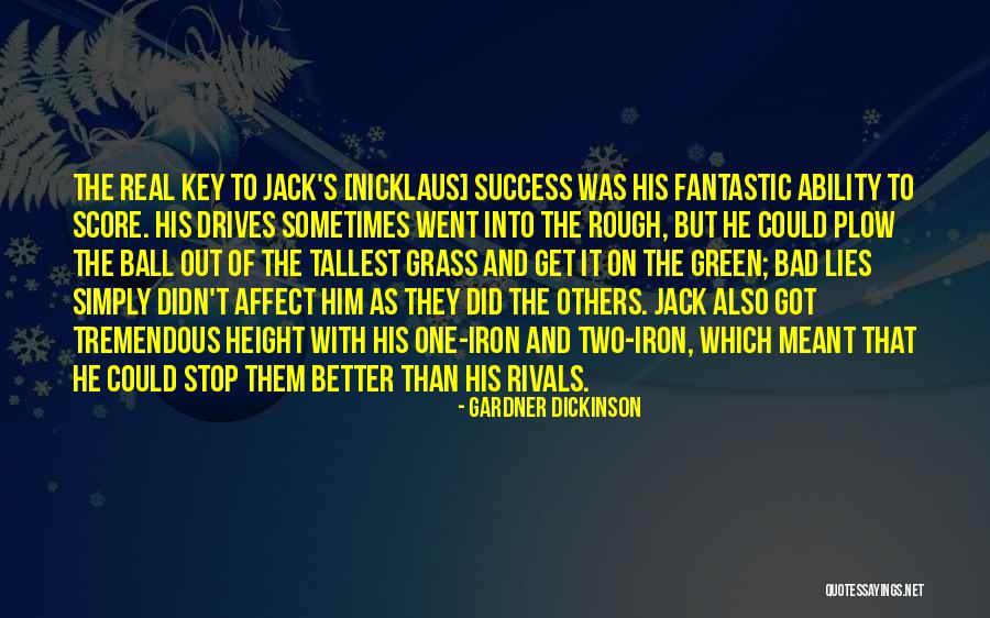 Just Stop Lying Quotes By Gardner Dickinson