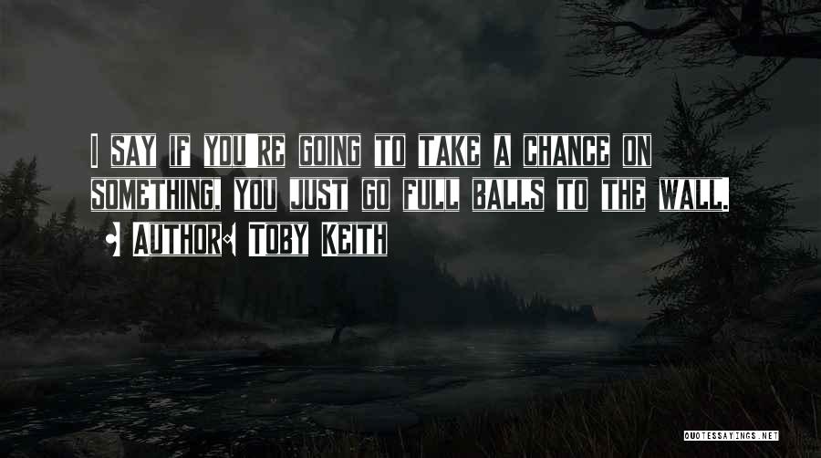 Just Take A Chance Quotes By Toby Keith