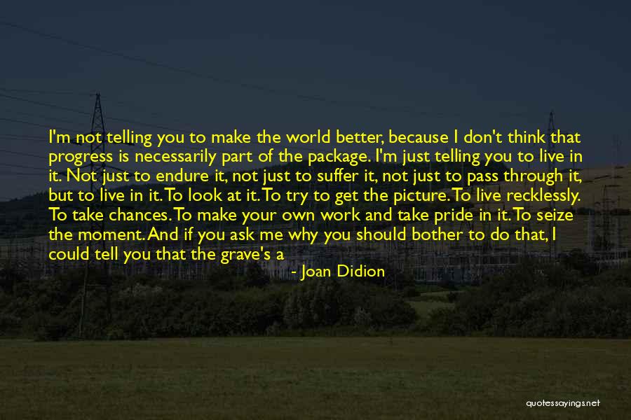 Just Take A Picture Quotes By Joan Didion