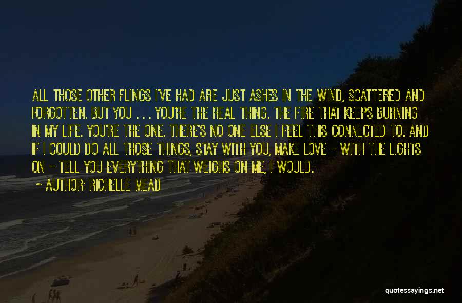 Just Tell Me You Feel Quotes By Richelle Mead