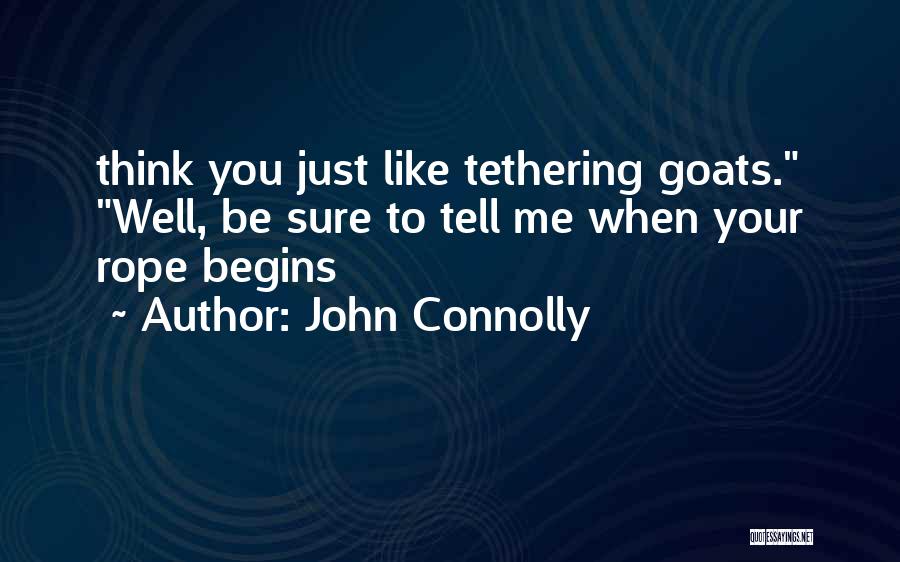 Just Tell Me You Like Me Quotes By John Connolly