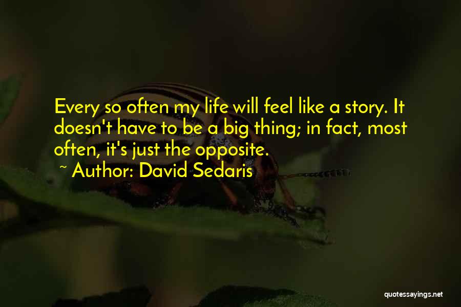 Just The Facts Quotes By David Sedaris