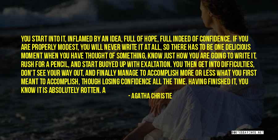 Just The Thought Of Losing You Quotes By Agatha Christie