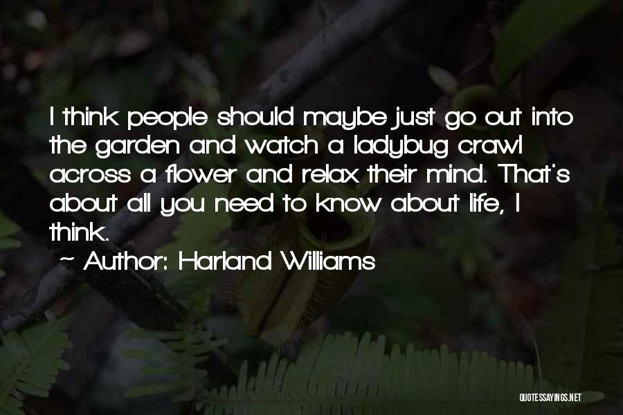 Just Thinking About Life Quotes By Harland Williams