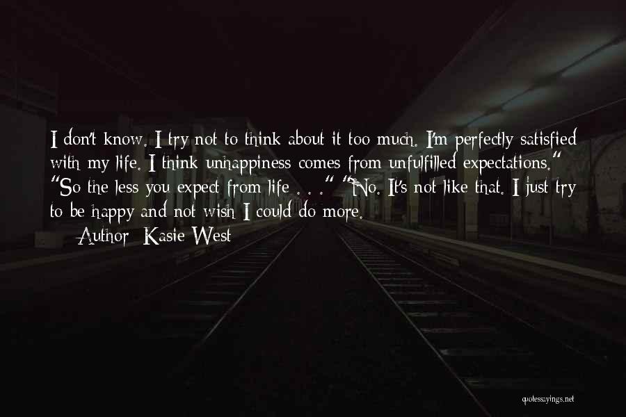 Just Try To Be Happy Quotes By Kasie West