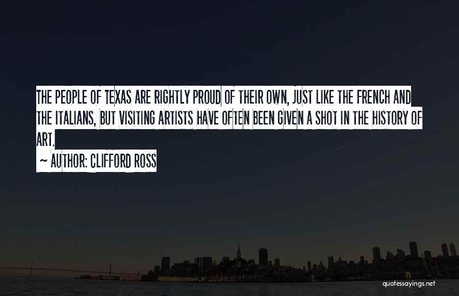 Just Visiting Quotes By Clifford Ross