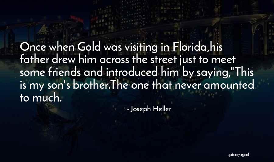 Just Visiting Quotes By Joseph Heller