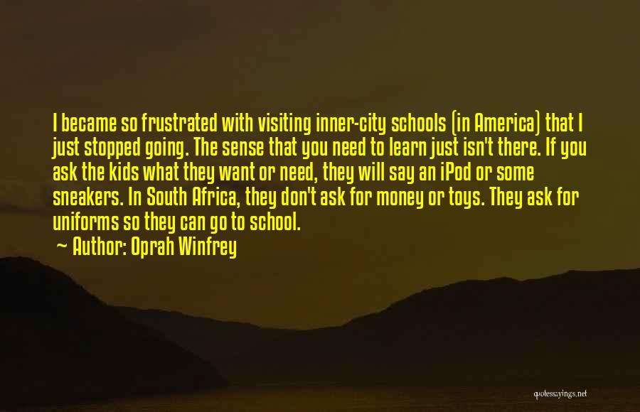 Just Visiting Quotes By Oprah Winfrey