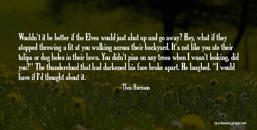 Just Walking Away Quotes By Thea Harrison Just Walking Away Quotes By Thea Harrison
