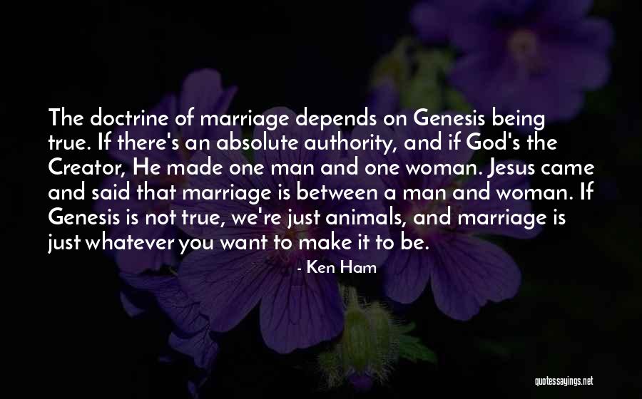 Just Want A Man Quotes By Ken Ham Just Want A Man Quotes By Ken Ham