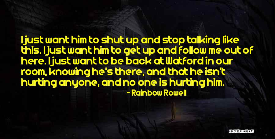 Just Want Him Back Quotes By Rainbow Rowell