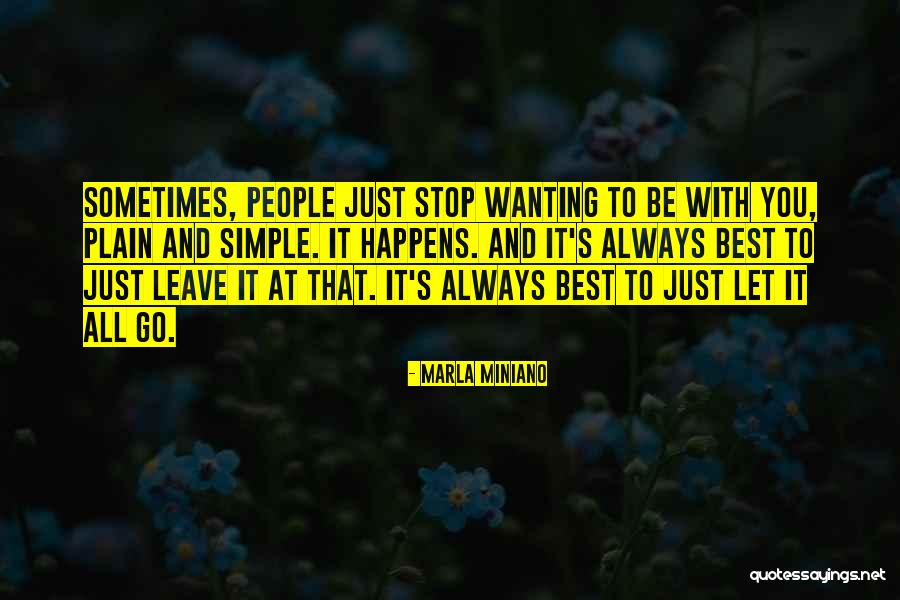 Just Wanting Love Quotes By Marla Miniano