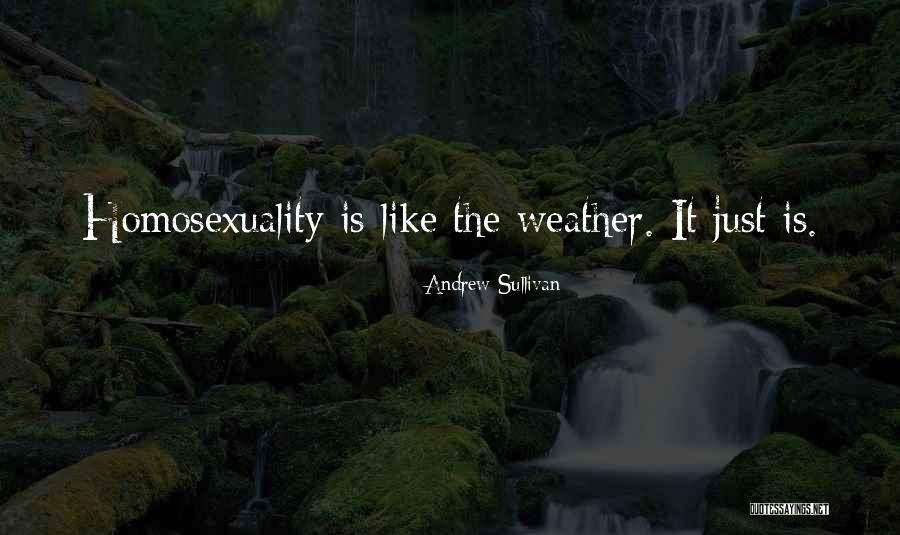 Just Weather Quotes By Andrew Sullivan Just Weather Quotes By Andrew Sullivan