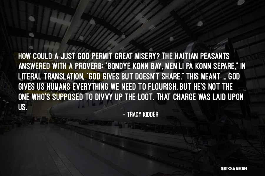 Just When You Think Everything Is Going Great Quotes By Tracy Kidder