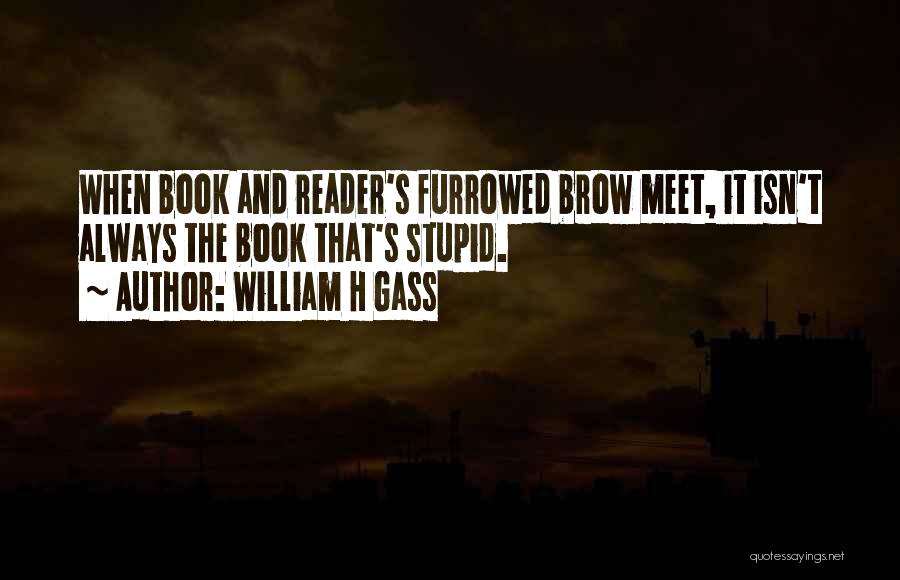 Just William Book Quotes By William H Gass