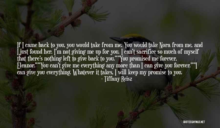 Just You And Me Forever Quotes By Tiffany Reisz