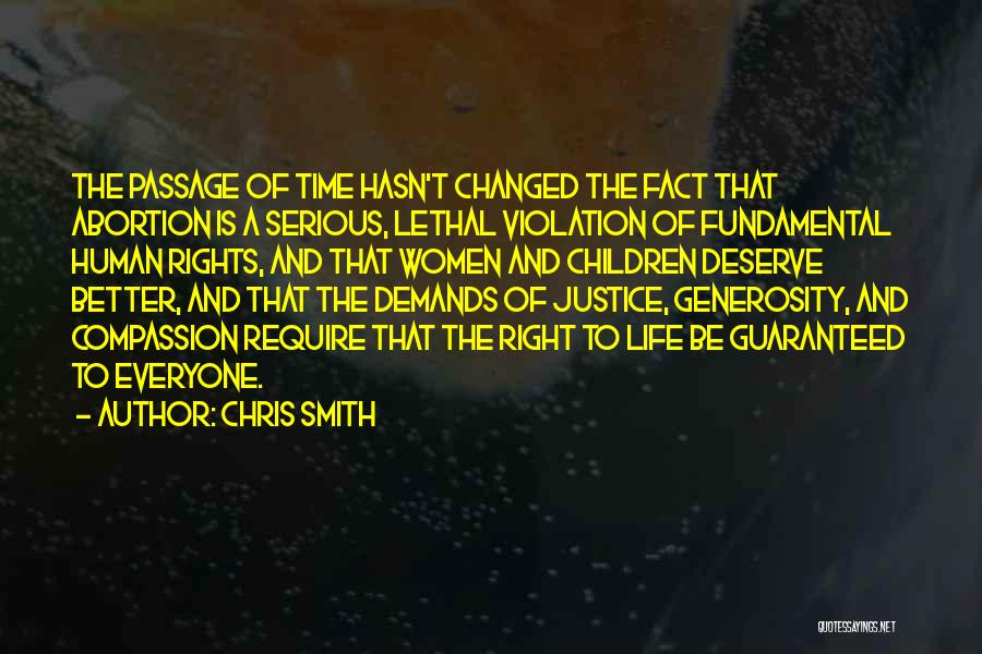 Justice And Compassion Quotes By Chris Smith